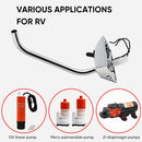 12V Self-Priming Electric Water Pump Water Tap Switch 360 Degree Rotation Boat Water Faucet for Boat Galley Caravan Motorhome RV