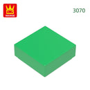 Wange 666PCS/lot 3070 1x1 Light Area Wooden Moc Loose Parts Compatible with Bricks DIY Children's Toy Assembly Gift Storage Box