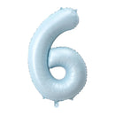 32/40inch Light Pink Blue number balloons Foil Balloon Birthday Balloons Party Baloon 0 1 2 3 4 5 6 7 8 9 globos Balls
