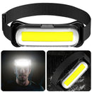 USB Rechargeable LED Headlamp Waterproof Head Lamp Adjustable Headband Head Light for Outdoor Camping Running Cycling Fishing