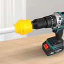 1/2Set Water Pipe Thread Plate Set 1/2" 3/4" PVC Thread Maker Tool with 3 Dies Plastic Pipe Tap Die Set for Electric Drill