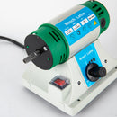 Polisher Machine Adjustable Variable Speed Multi-function Jewelry Rock Polishing Buffer Bench Lathe with 2 Cloth Wheels