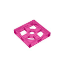 Gobricks GDS-949 Turntable 2 x 2 Plate, Base compatible with 3680  DIY Educational Building Blocks Technical