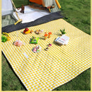 Ultrasonic Picnic Mat Thickened Waterproof Beach Blanket Camping Tent Grassland Mat Outdoor Sleeping Pad Camping Accsesorios
