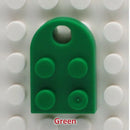 50pcs DIY Building Blocks 3176 Brick Heart Necklace/Key Ring Toys 2x 3 Heart-shaped Multicolor Educational Toy Gift for Children