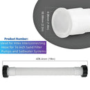 11535 Interconnecting Hose 16 Inch for Intex Filter Pumps Saltwater Systems for Intex Pool Sand Filter Pumps Saltwater Systems