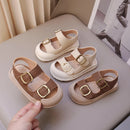 Baby Toes Capped Walking Shoes 2024 Summer Girls Simple Fashion Soft Sole Sandals Sweet Cute Boys Casual Versatile Beach Shoes
