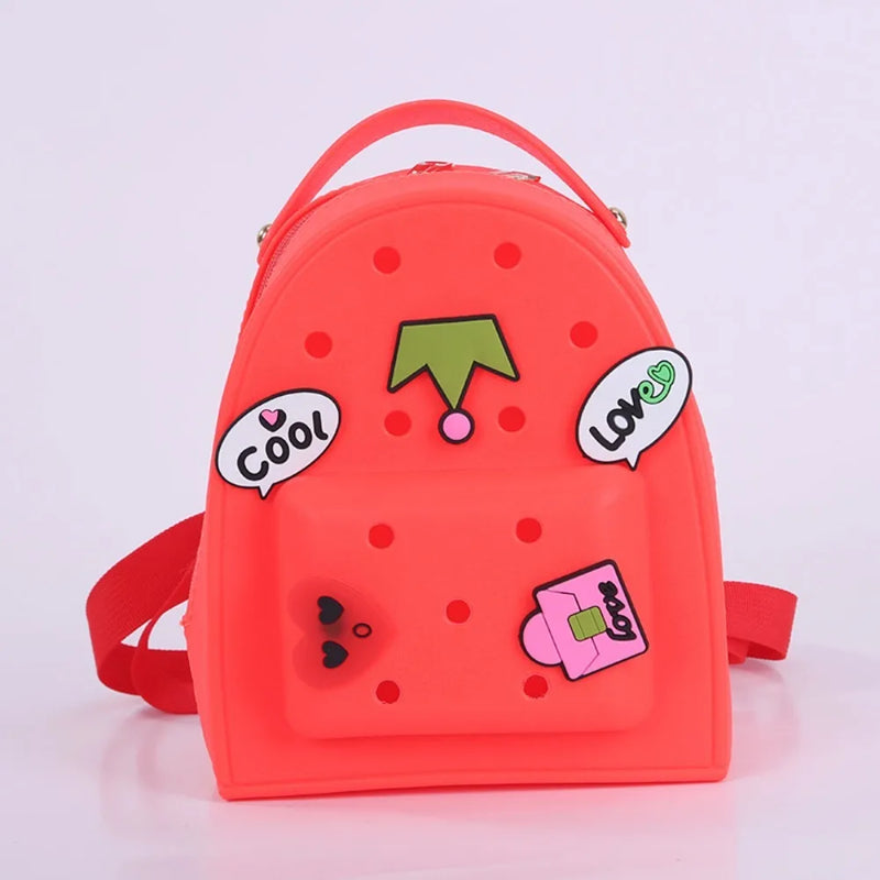 Sandproof Summer Hole Beach Bag DIY EVA Bogg Backpack Shouldbag Portable Travel Storage Bag Gif for Kids