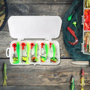 5pcs Soft Fishing Lures Set T-Tail Swimbait with Metal Jig Head Hook & Spinner Spoon Fishing Bait for Pike Bass Fishing