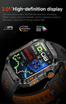 New Outdoor 10ATM Waterproof Swim Smart Watch Men GPS Compass Flashlight 540mAh Large Battery Bluetooth Call Sport HD Smartwatch