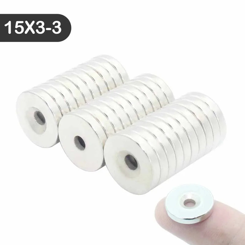 5-100 pcs Strong Magnets Countersunk Round NdFeB Neodymium Magnet  N35 Permanent  Super Strong Powerful Magnets With hole