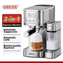 Cafelffe 20Bar Automatic Milk Froth Coffee machine cafeteria Cappuccino Latte Espresso maker Fully Automatic Stainless Steels