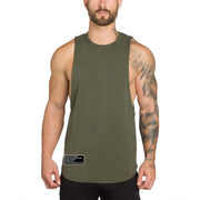 Brand Gym Clothing Fitness Men's Tank Tops Bodybuilding Stringer Summer Breathable Workout Singlets Cotton Sleeveless T Shirt