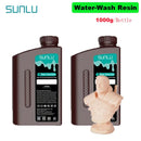 SUNLU 2KG Water Washable / Water Washable ABS Resin Resin 1000G/Bottle 405nm Rapid UV-Curing Photopolymer Resin For LCD 3D Print