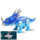 Jurassic Dinosaur Park Dinos World Building Blocks Animals Tyrannosaurus Rex Indominus I-Rex Blue Figures Triceratops Toys