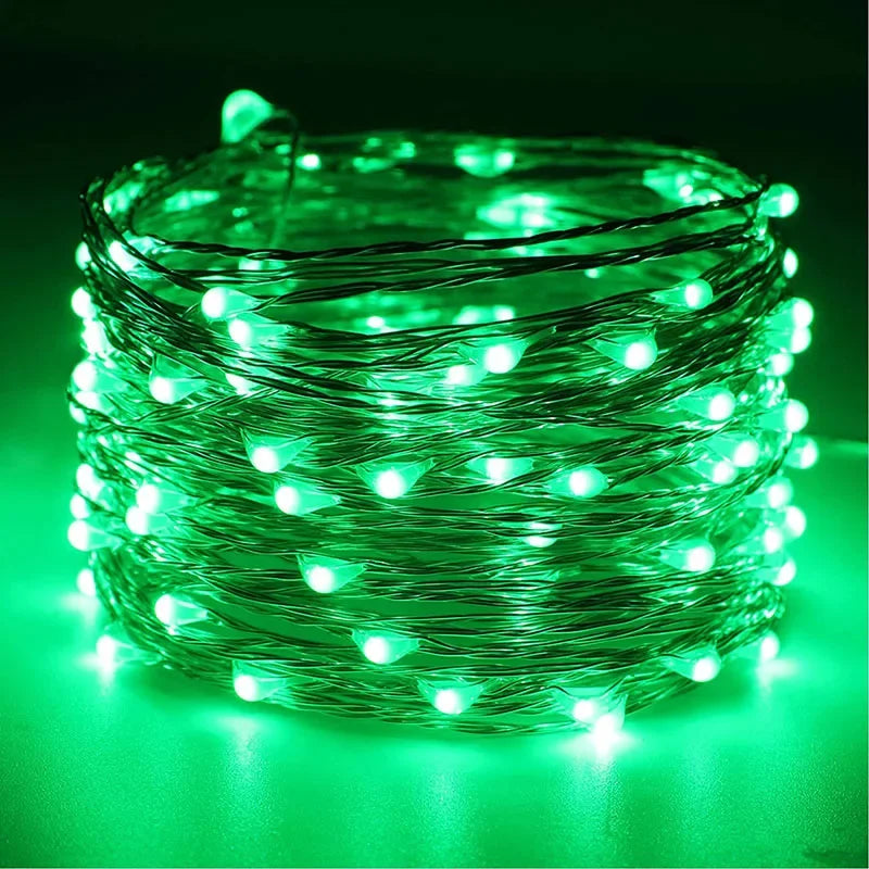 100/2M USB/Battery LED String Lights Waterproof Copper Wire Garland Fairy Lighting Strings Christmas Wedding Party Decor Lamps