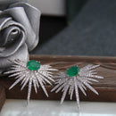 New Arrival Earrings For Women Temperament White Zircon Rhinestones Unique Design Brand Earings Fashion Jewelry Bijoux AE210