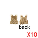 WW2 Military Building Blocks Mini Bricks Solider Figures Gifts Weapon Equipment Accessories USA Greman Vests Armor Toys For Kids