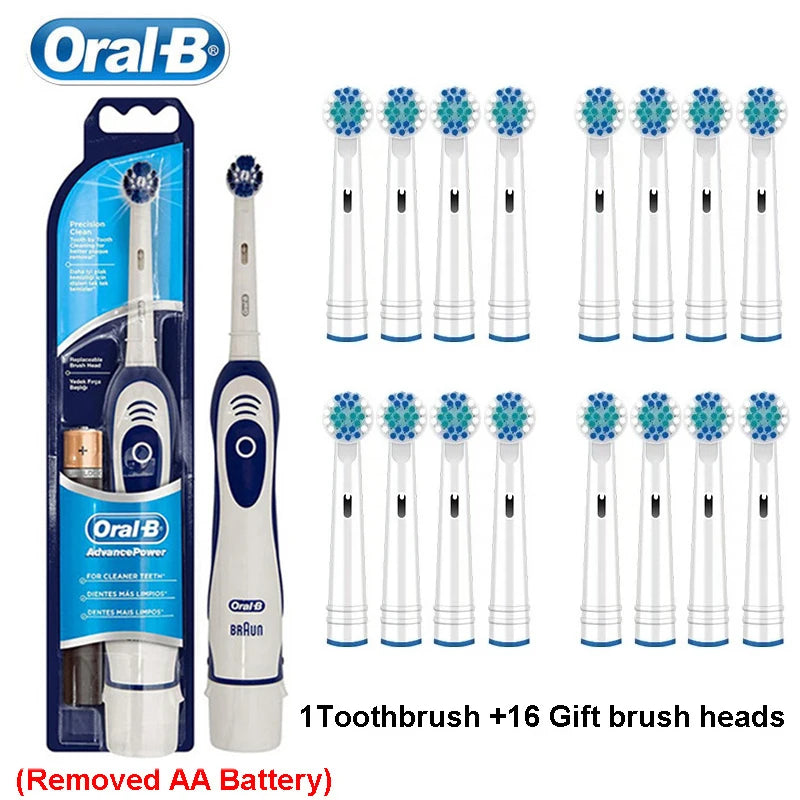 Oral B Electric Toothbrush Pro Power 4010 Precision Clean Teeth Plaque Removal Adult Toothbrush 5010 More Replacement Brush Head