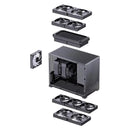 JONSBO D32 STD/PRO Version MINI Desktop Case for MINI-ITX/M-ATX Back-Insert Motherboard support 240mm water cooling