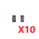 MOC City Building Blocks Character Accessories Mini Brick Audio Computer Brick Control Center Radar Keyboard Pattern Toy K037