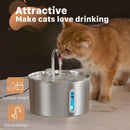 The Stillwater | 2.2L Stainless Steel Cat Drinking Fountain