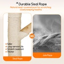 Modern Cat Tree Activity Tower with Plush Cushion and Toy Ball Sisal Scratching Post Kitten Condo Play House for Indoor