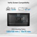 Full Motion TV Wall Mount Brackets,Corner TV Mount for 13-32 Inches TV, Swivel Tilts Articulating Extension Max VESA 100x100mm