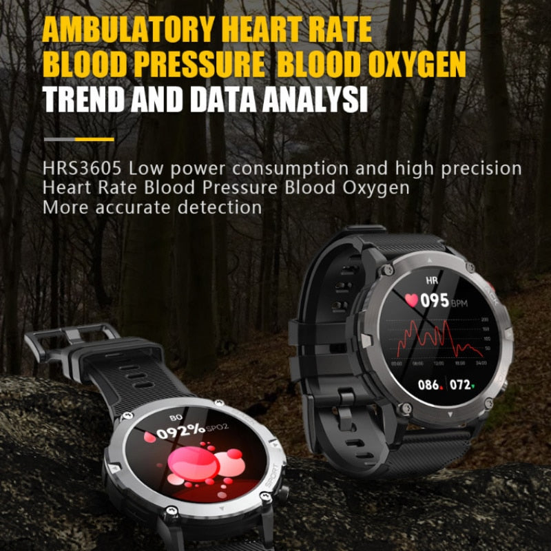 2022 New Smart Watch Men Bluetooth Call Waterproof Watches Blood Pressure Outdoor Sport Smartwatch For Android Xiaomi Huawei Ios