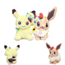 Pokemon Plush Christmas Easter Wreath Pikachu Eevee Scorbunny Ponyta-Galar Sylveon Kawaii Anime Figure Stuffed Toys Kids Gifts