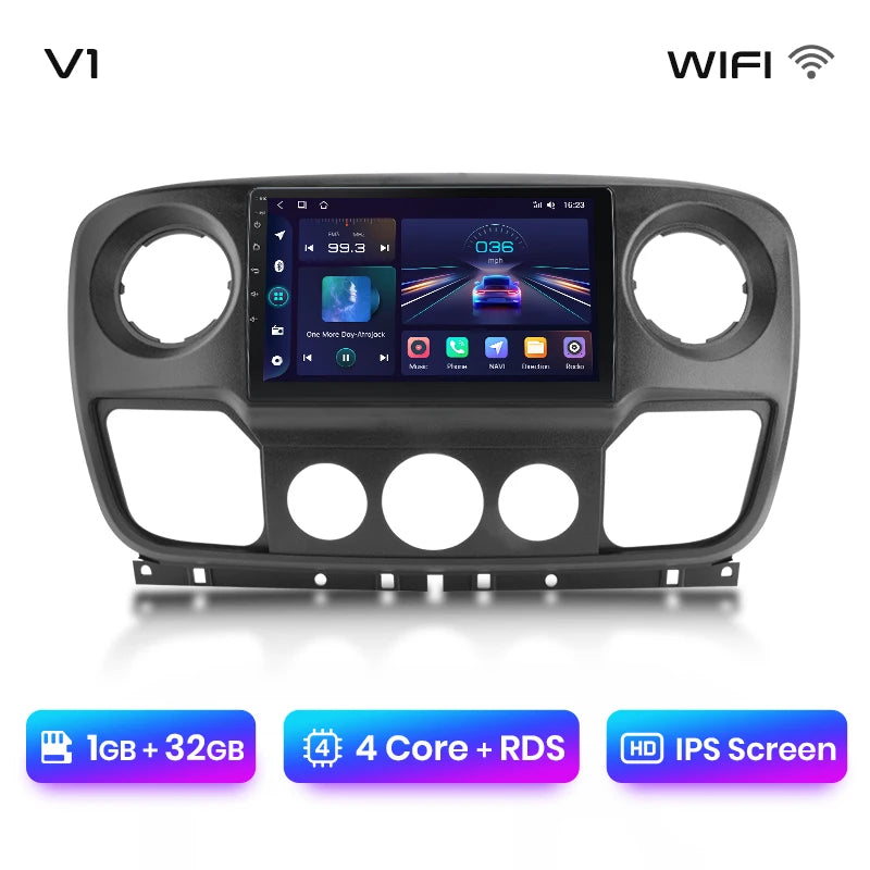 Junsun V1pro Android Auto Radio for Renault Master Nissan NV400 Opel Movan Wireless Carplay 4G Car Multimedia GPS 2din autoradio