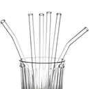 3282 High Borosilicate Glass Straws Eco Friendly Reusable Drinking Straw for Cocktails Bar Accessories Straws with Brushes