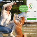 GlocalMe PetPhone Pet GPS Tracker WiFi Pet Phone for Dogs Cats AI Health Alerts Two-Way Call Real-Time Tracking Geo-Fencing