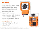 SucceBuy 500VA-3000VA Auto Variable Voltage Transformer 4 Extra Fuses 230V Input 0-300V Output AC Voltage Regulator Power Supply