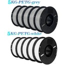 10KG 1.75mm PETG Filament Tangle-Free, High Quality 3D Printing Eco-friendly Plastic Consumables 22LBS, vacuum packaging 3D Prin