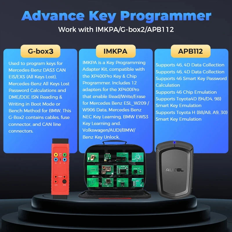Autel IM608 II Pro MaxiIM 608 Full Key Programmer OBD2 Scanner IM608II Car Diagnostic Tool IMMO Key Programming PK IM508 IM508S