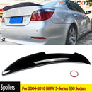 For BMW E60 528i 535i 2004-2010 Gloss Black Duckbill PSM Style Trunk Spoiler Lip