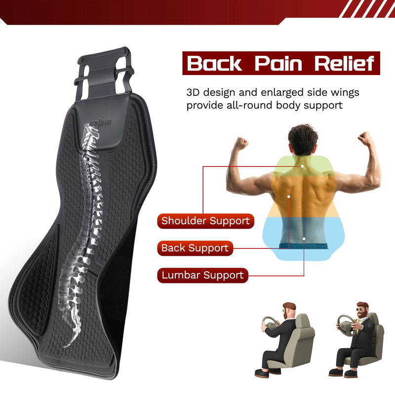 Universal Auto KFZ Rückenstütze Lendenwirbelkissen Sitzpolster orthologe Kissen