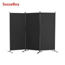 SucceBuy Room Divider 1/3/4 Panel Room Dividers and Folding Privacy Screens Fabric Partition Room Dividers for Office Home Study