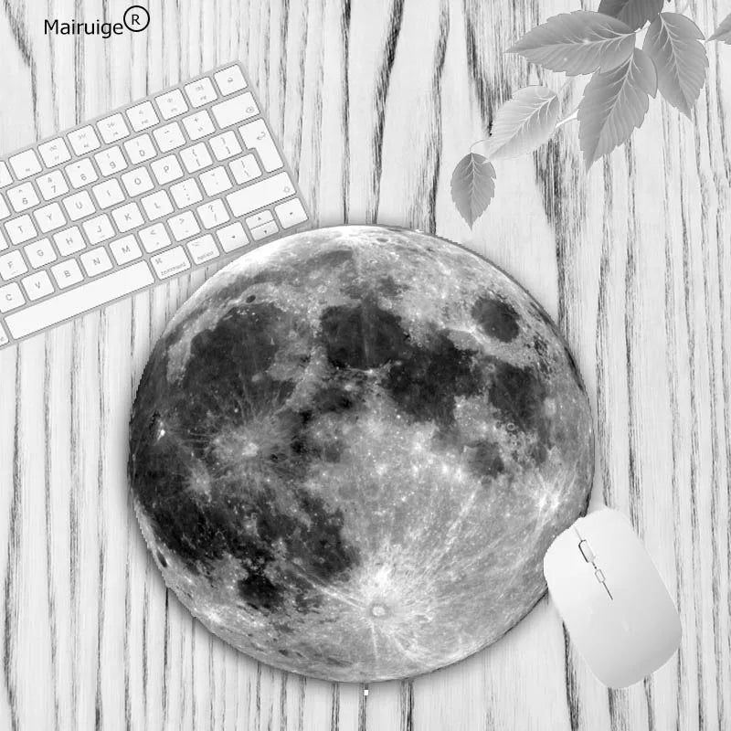 MRGBEST Earth Lunar Planet Carpet Desk Mat Pc Accessories Office Mouse Pad Table Cushion Mouse Mat Pad on The Table Keyboard Pad