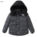 OASHTH Children down jacket winter new boys and girls thick long warm coat windproof waterproof clothes
