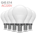 6pcs E14 Golf Ball LED Light Bulbs 220V 5W Small Edison Screw G45 Bulb Warm White 3000k Cool White 6500k Energy Saving SES Bulb