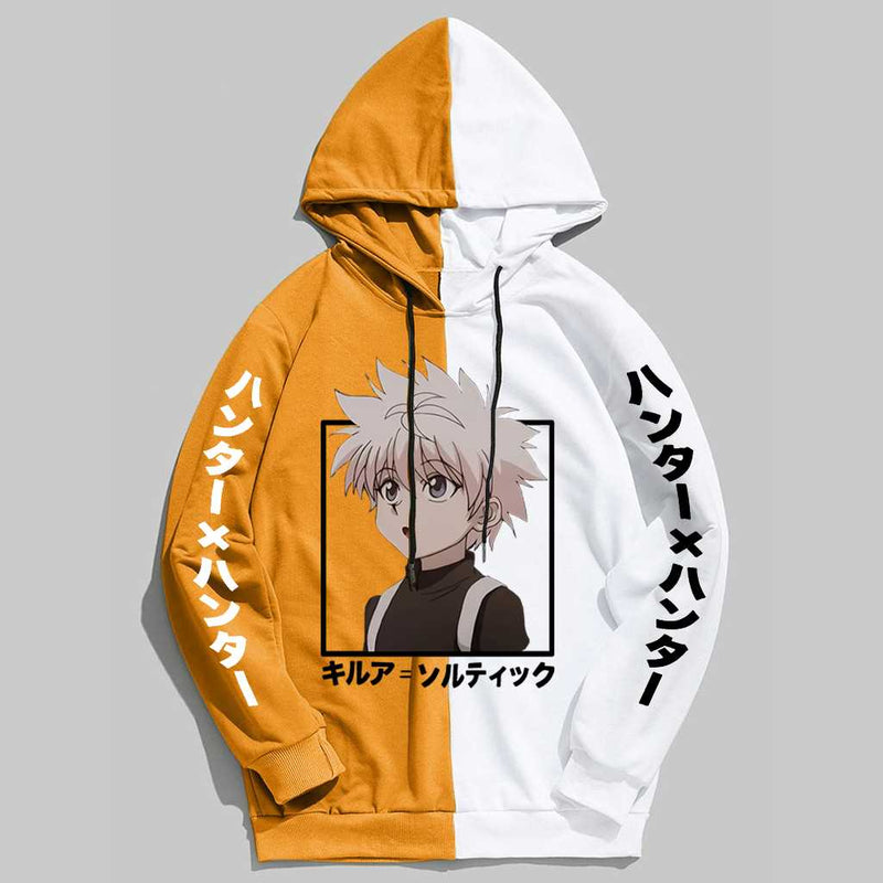 Hunter X Hunter Killua Zoldyck Mens Hoodies Autumn Winter Boys Girls Sweatshirts Fashion Killua Eye Anime Cosplay Hoodie