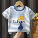 1-6 Years Children Cotton T-shirt Baby Girls Baby Boys Cartoon Short Sleeve Tees Toddler Cute Tops Free Shipping