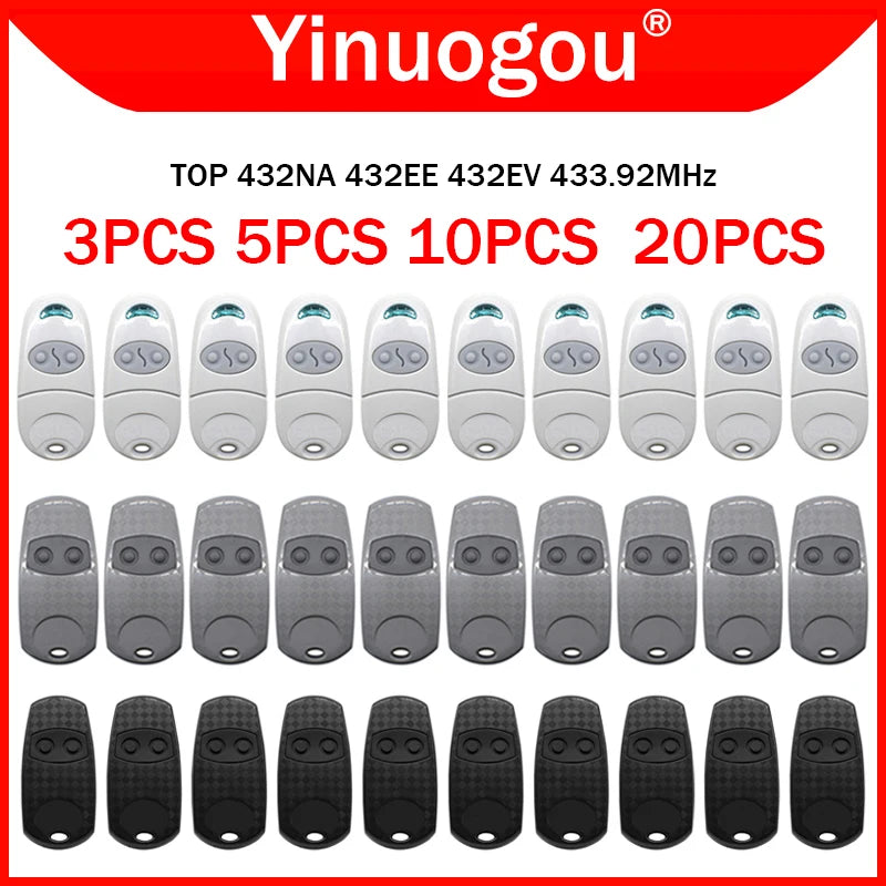 Special Offer ！TOP 432EV 432EE 432NA / TOP432EE TOP432NA TOP432EV / TOP 432 NA EV EE Garage Door / Gate Remote Control 433.92MHz