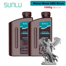 SUNLU 2KG Water Washable / Water Washable ABS Resin Resin 1000G/Bottle 405nm Rapid UV-Curing Photopolymer Resin For LCD 3D Print