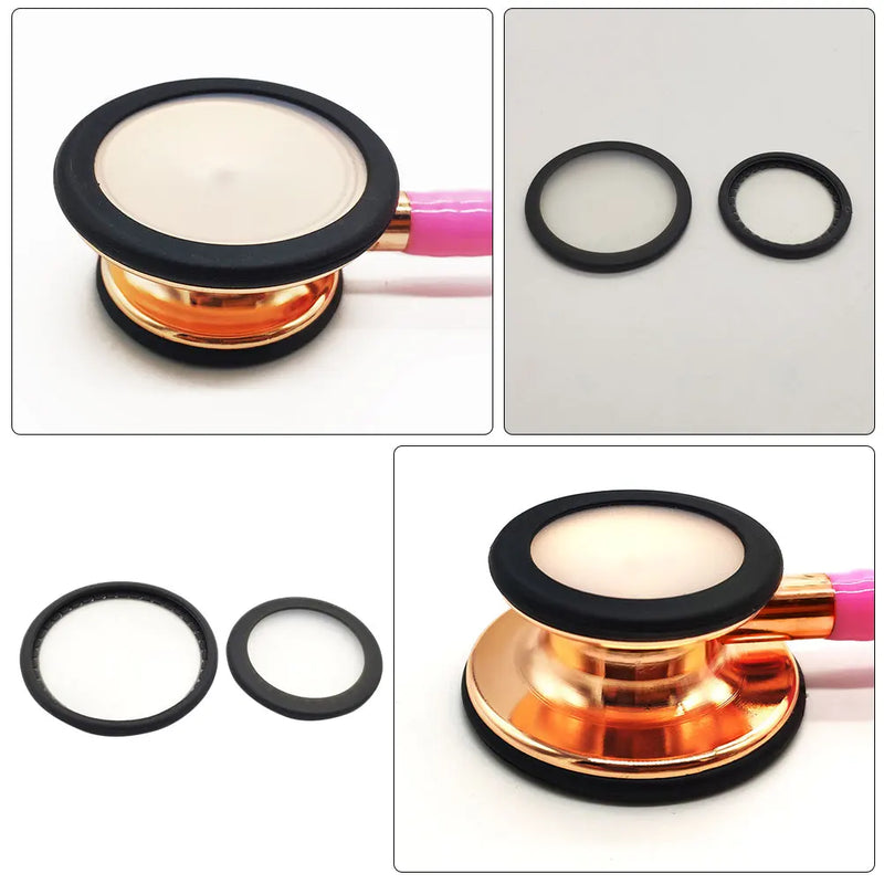 2 Pcs Diaphragm For Stethoscope Diaphragm Accessories Diaphragm for Membranes Replacement Parts Bell Aldult