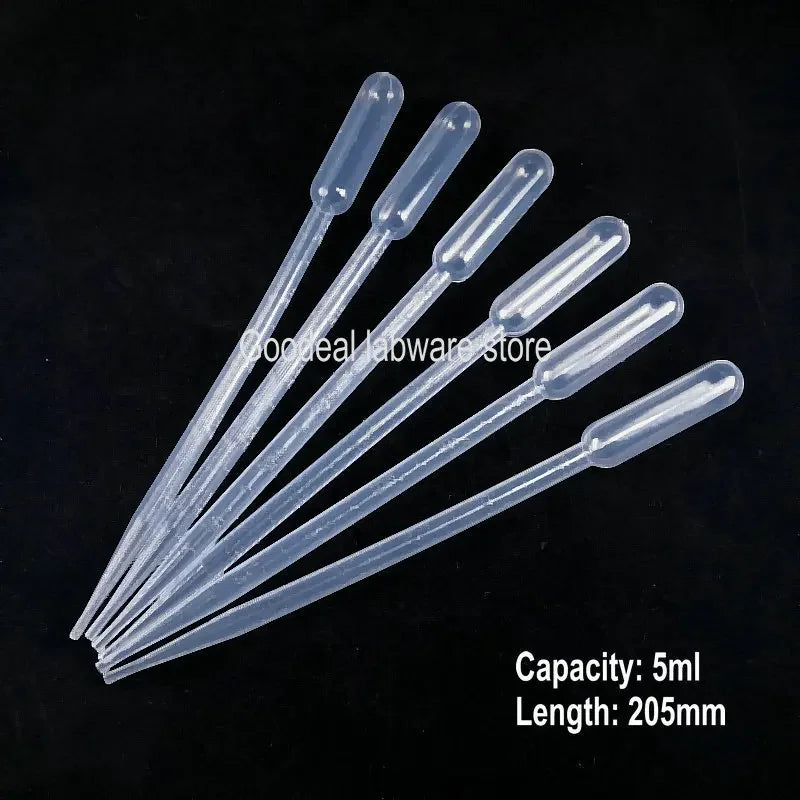 500pcs 1000pcs 2000pcs 0.2ml 0.5ml 1ml 2ml 3ml 5ml Transparent Plastic Pasteur Pipette Disposable Essential Oil Dropper