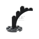 20pcs Moc Brick Arch 1x5x4 Continuous Bow 2339 DIY Classic Building Blocks Compatible branch for tree Assembles Particles