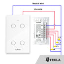 Touch switch, Smart Switch, WiFi switch, control switch, Compatible with Alexa Tuya Google, with neutral